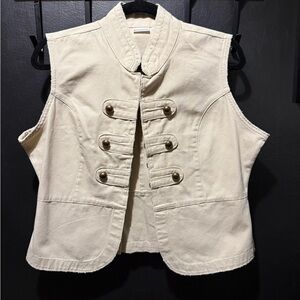 No Boundaries Cream Vest